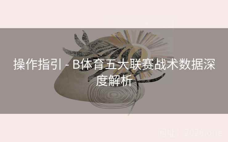 操作指引 - B体育五大联赛战术数据深度解析