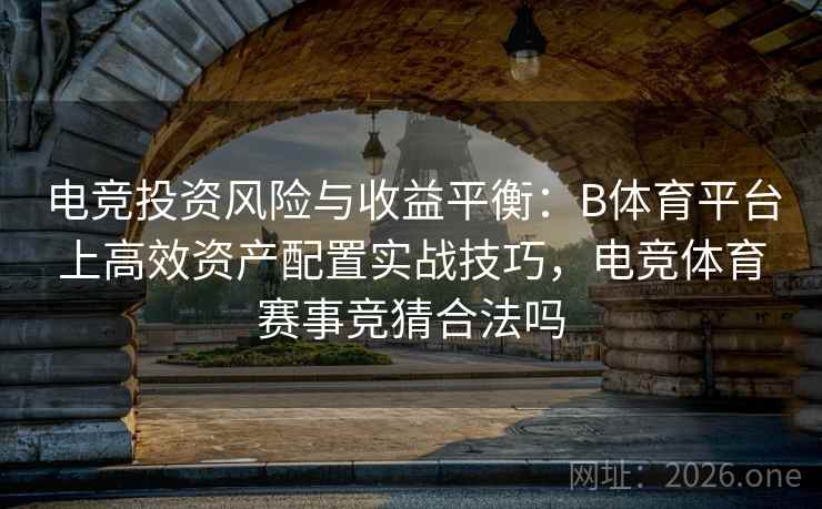电竞投资风险与收益平衡：B体育平台上高效资产配置实战技巧，电竞体育赛事竞猜合法吗